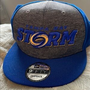 New Era Blue and Gray Tampa Bay Storm Snapback